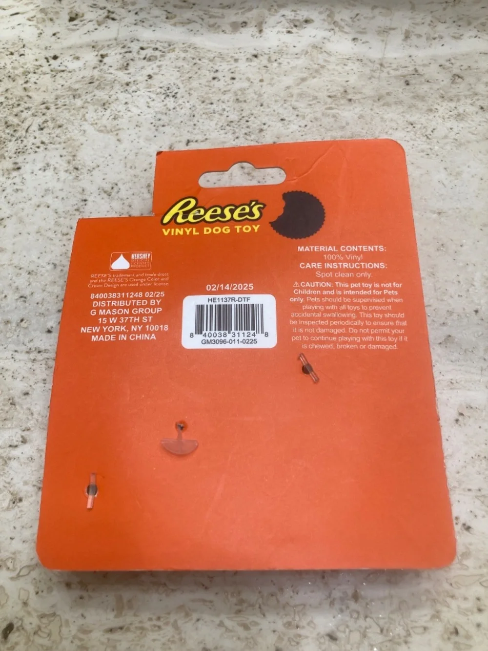 Reese’s Vinyl Dog Toy